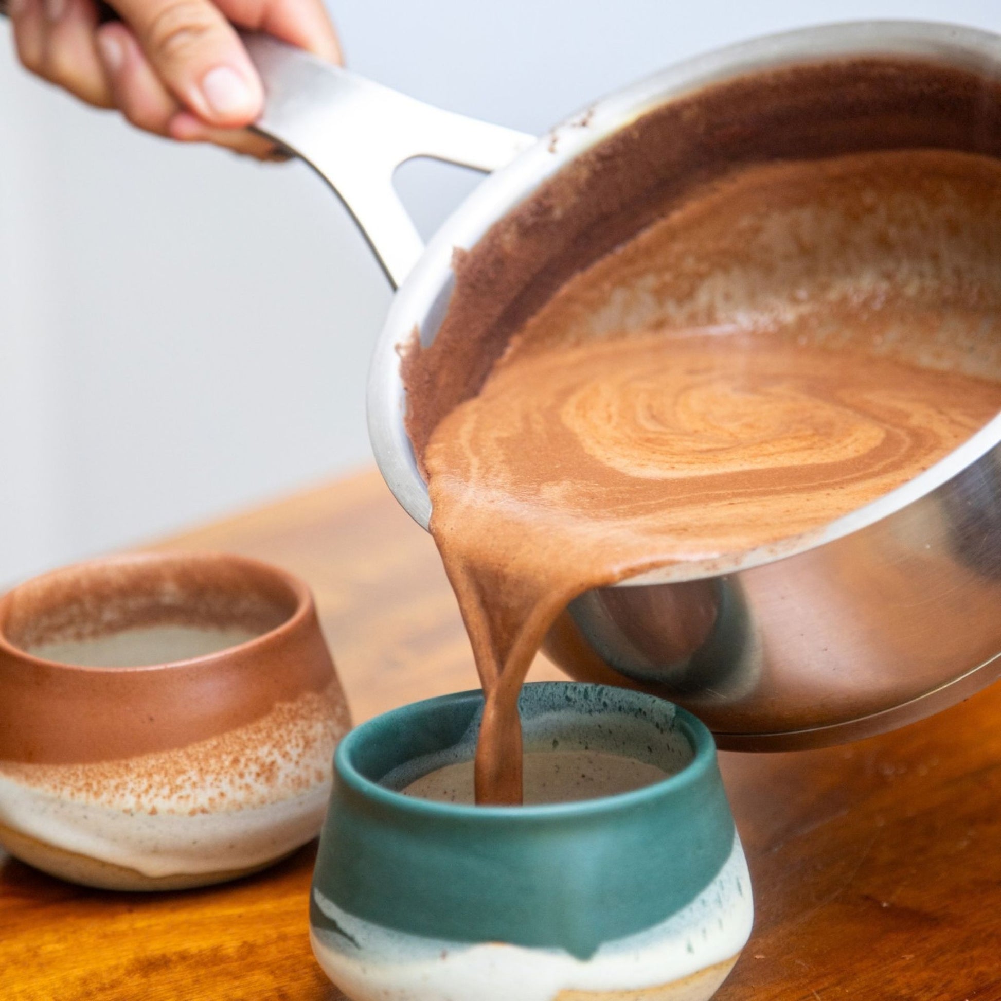 TruSelf Ceremonial Cacao pouring ritual